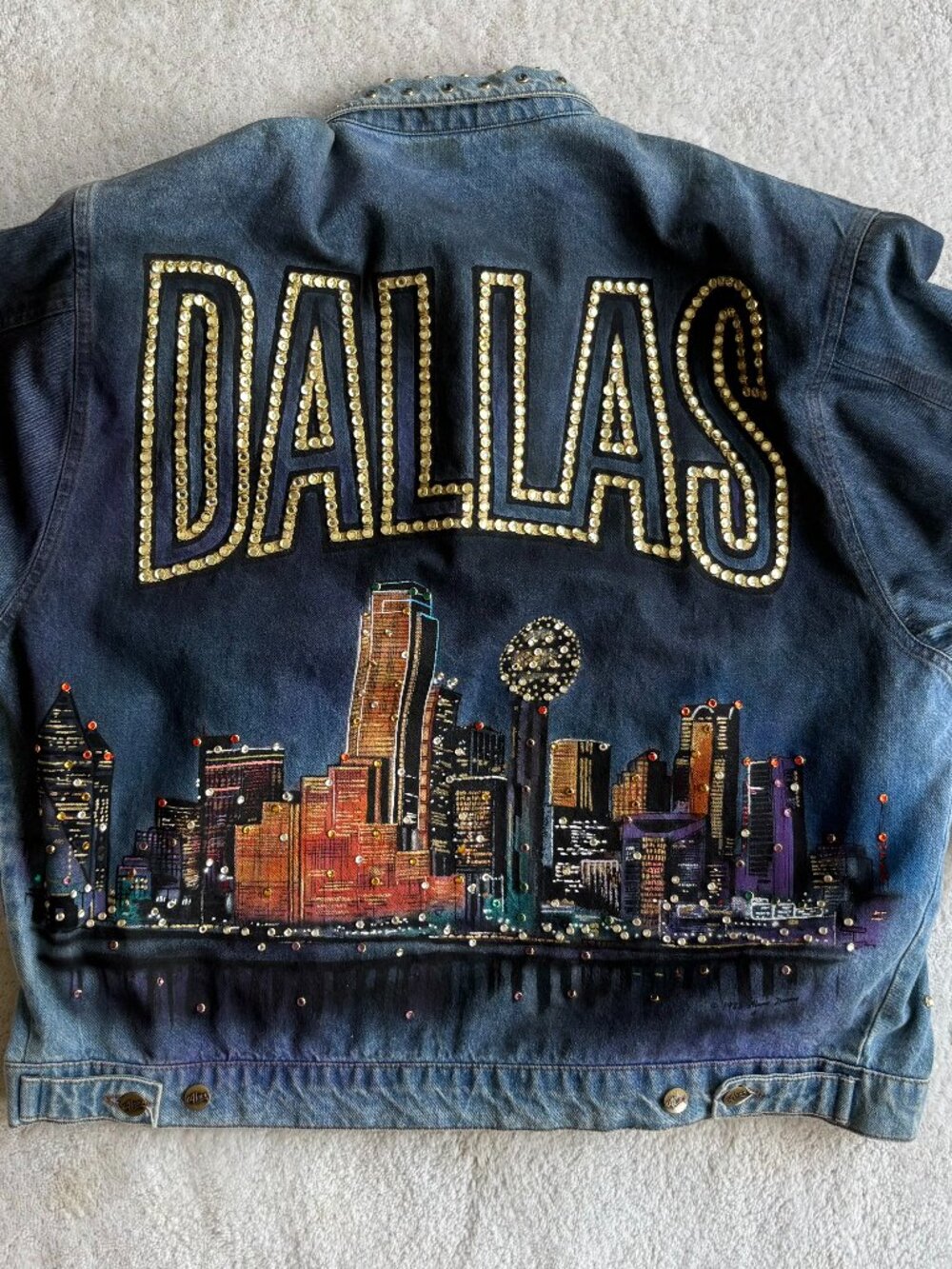 Dallas Denim Jacket by Tony Alamo Size L